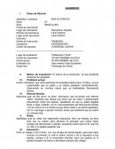 Motivo de evaluación: El motivo de la entrevista , es que presenta síntomas de ansiedad