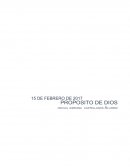 Proposito de Dios.