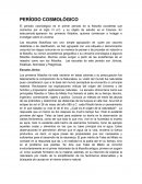 Periodo Cosmologico.