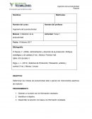 Tarea 1 Ingenieria de Productividad. Medición de la productividad