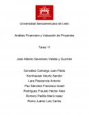 Análisis Financiero y Valuación de Proyectos