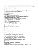 Productividad Identification of the substance / preparation and of the company or firm