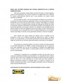 TEMA- INDICA QUE FACTORES GENERAN UNA VENTAJA COMPETITIVA EN EL SISTEMA LOGÍSTICO DE IKEA.