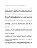 PROBLEMAS DE APRENDIZAJE A NIVEL PREESCOLAR