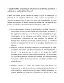 ¿Qué medidas propone para solucionar los problemas anteriores y cuáles serán los beneficios futuros?