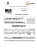 PROGRAMA DE SEMINARIO BÁSICO DE «TEORÍA EDUCATIVA Y FORMACIÓN»