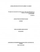 Legislación educativa en Colombia y el mundo