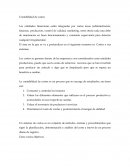 Contabilidad de costos. Las entidades financieras están integradas por varias áreas