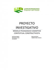 MODELO PEDAGOGICO COGNITIVO CONTEXTUAL CONSTRUCTIVISTA - Documentos de  Investigación - Lida Paola