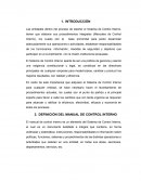 Capital de trabajo Sistema de Control Interno