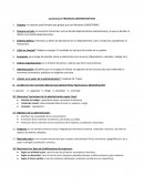 Cuestionario PROCESOS ADMINISTRATIVOS