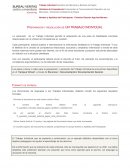 Preparación y resolución de UN TRABAJO INDIVIDUAL