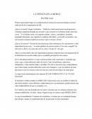 La esencia de la moral. La moral está constituida por dos aspectos PLANO NORMATIVO Y EL PLANO FACTICO