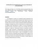 Integracion de los docentes de aula a las actividades de educacion fisica