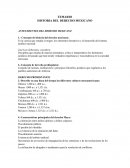 Historia del derecho mexicano. Antecedentes