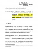 SUMILLA: INTERPONGO RECURSO DE CASACIÓN