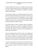 ¿Qué importancia tiene la expresión estética en tu práctica docente?