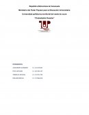 República Bolivariana de Venezuela Ministerio del Poder Popular para la Educación Universitaria Universidad politécnica territorial del oeste de sucre