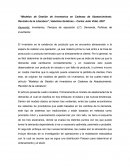 Modelos de gestión de inventarios en cadenas de abastecimiento: Revisión de la literatura