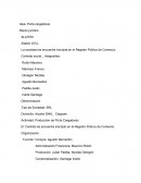 La sociedad se encuentra inscripta en el Registro Público de Comercio