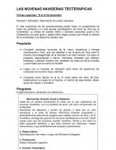 LAS NOVENAS NAVIDEÑAS TEOTERÁPICAS