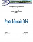 Proyecto de Carrera: Ing. Industrial Asignatura: Innovación y Desarrollo