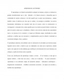 APRENDIZAJE AUTÓNOMO Y MOTIVACION