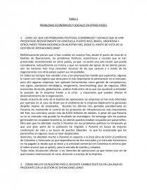 FORO 3 PROBLEMAS ECONÓMICOS Y SOCIALES EN OTROS PAÍSES. Página 1