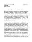 Texto argumentativo : Globalización y Economía