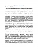 Y tú, ¿Por qué mientes?