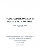 TRANSFORMACIONES EN LA NUEVA CARTA POLITICAю.