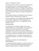 ¿Qué es el lenguaje no verbal?.