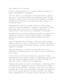 Ejercicio de español. Lectura de texto. Página 1