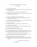 TEOLOGIA DEL CUERPO Y EDUCACION AFECTIVO – SEXUAL CUESTIONARIO