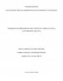 VARIABLE ETICO PROFESIONAL INFLUYENTE EN LA PRÁCTICA DE LA CONTABILIDAD CREATIVA