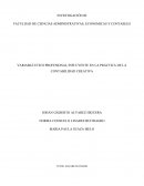 VARIABLE ETICO PROFESIONAL INFLUYENTE EN LA PRÁCTICA DE LA CONTABILIDAD CREATIVA