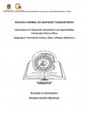 La Formación Cívica y Ética en una vista al pasado