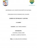 LA GLOBALIZACIÓN ECONÓMICA