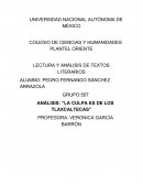 ANÁLISIS: ”LA CULPA ES DE LOS TLAXCALTECAS”