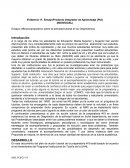 Evidencia 11: EnsayoProducto Integrador de Aprendizaje (PIA) (INDIVIDUAL) Ensayo reflexivo/propositivo sobre la actividad tutorial en su Dependencia.
