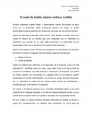 El cuello de botella, mejora continua, La Meta
