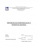 Diferencias Individuales y Personalidades