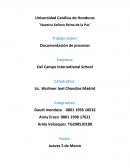 Documentación de procesos Empresa: Del Campo International School