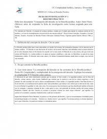 FICHA DE INVESTIGACION FILOSOFIA JURIDICA. Página 1