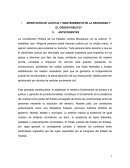 MPARTICIÓN DE JUSTICIA Y MANTENIMIENTO DE LA SEGURIDAD Y EL ORDEN PÚBLICO” ANTECEDENTES