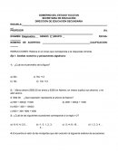 Diagnostico matematicas tercer grado secundaria.