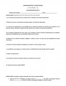 EXAMEN BIMESTRAL III TERCER GRADO