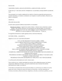 PROGRAMA ASAMBLEA MARZO. Página 1