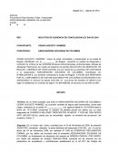 SOLCITUD CONCILIACION DAÑOS.