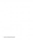 Analisis financiero. ¿Qué es la información financiera?